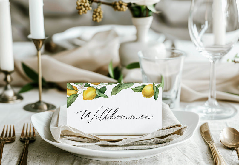 Elegante Tischkarten