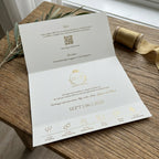 Pocket – Elegante Hochzeitseinladung mit Heißfolienprägung