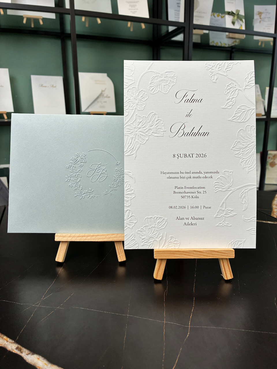 Einladung „Grey Roses"