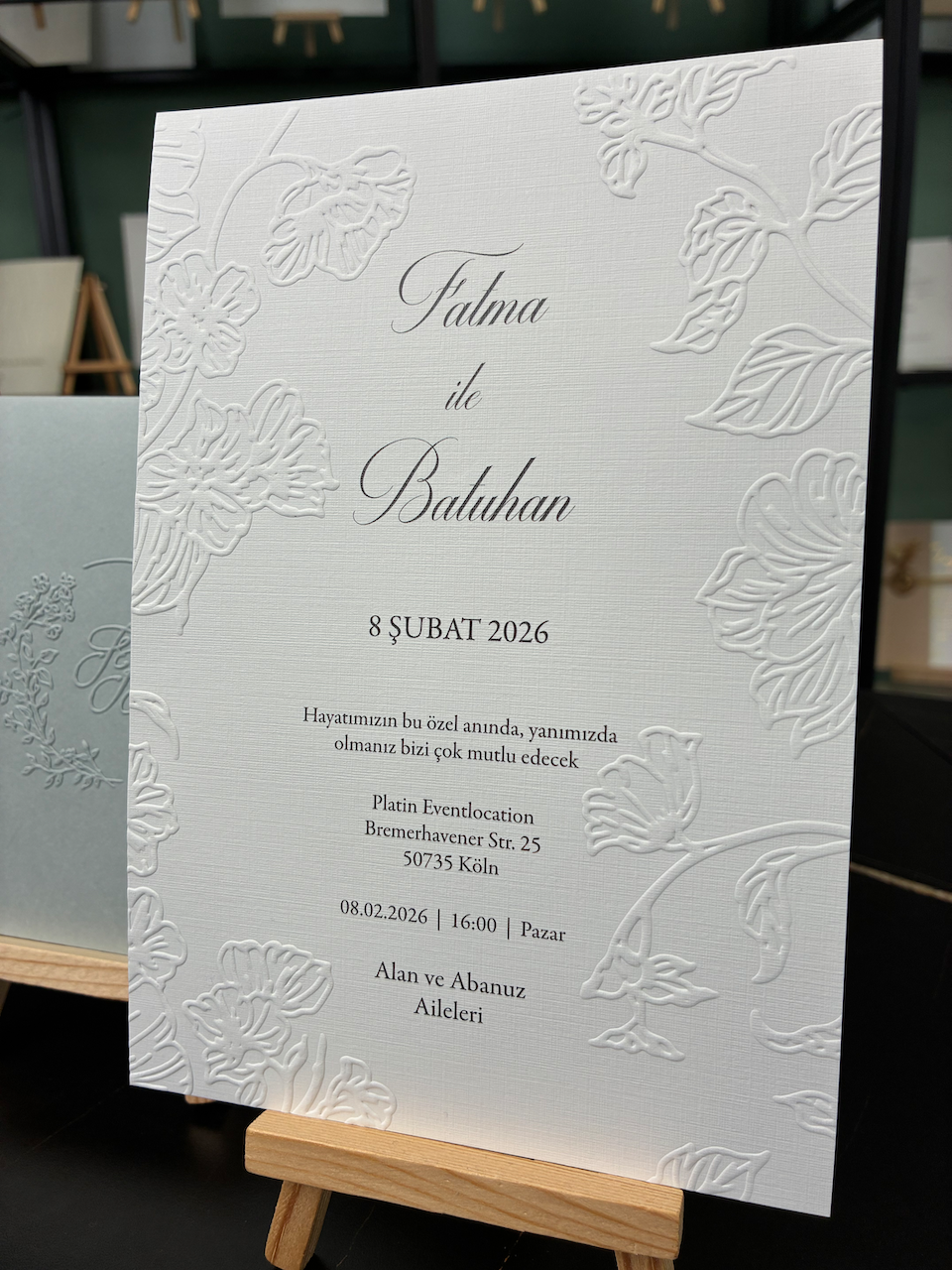 Einladung „Grey Roses"