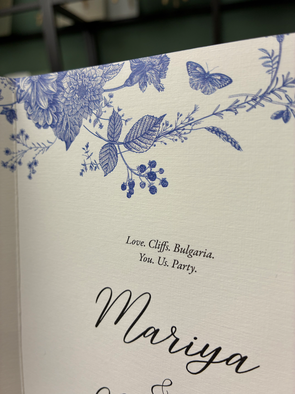 Einladung "Sommergarden" | Altarfalzkarte