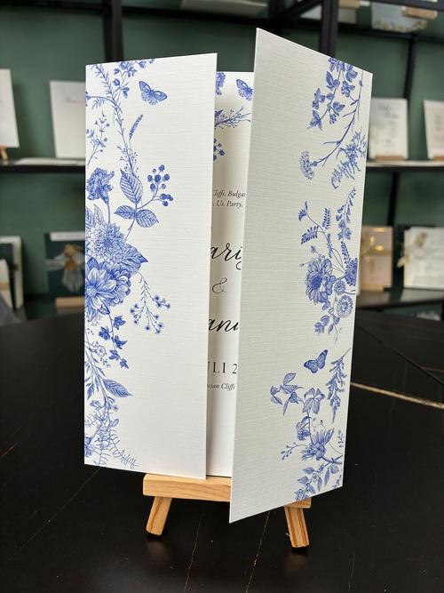 Einladung "Sommergarden" | Altarfalzkarte