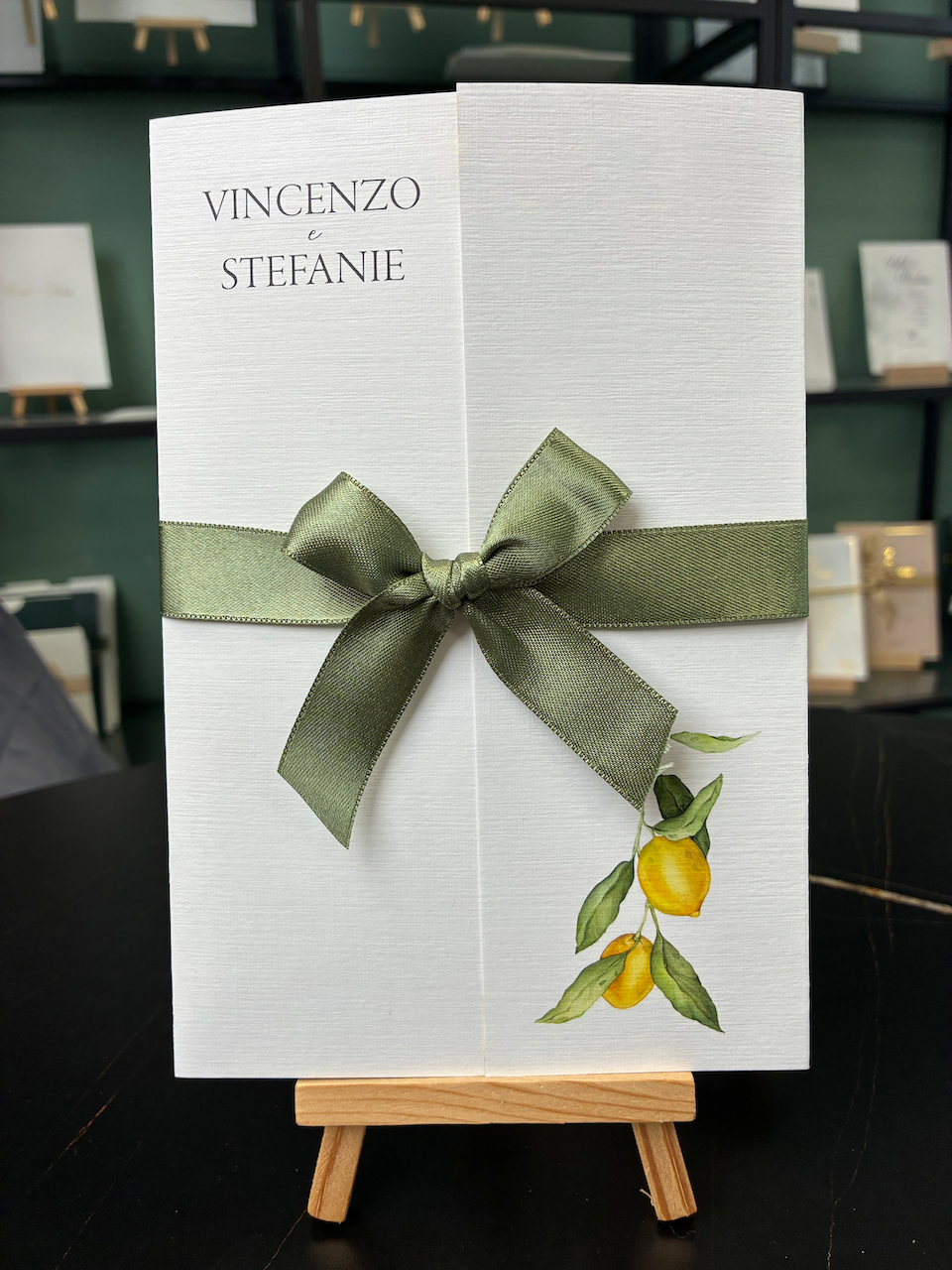 Einladung "Lemons" | Altarfalzkarte