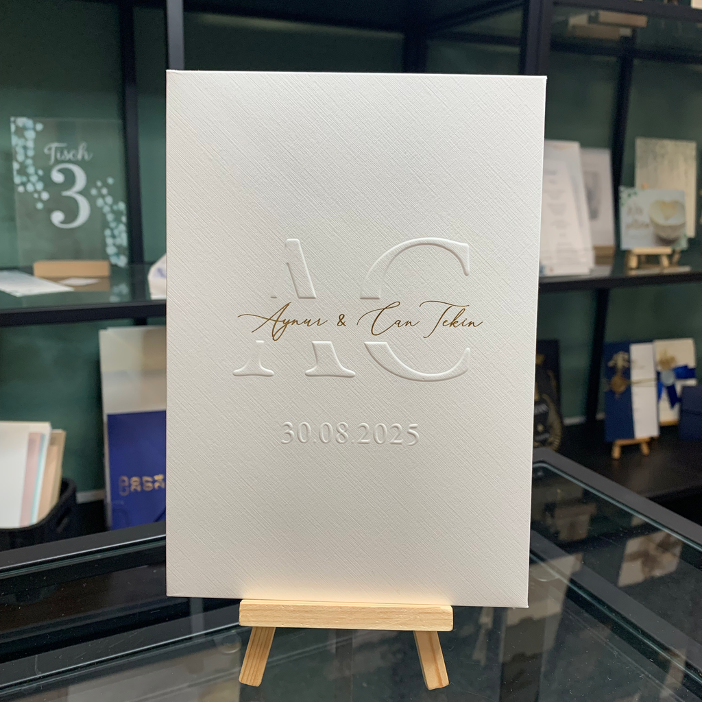 Einladung mit Gold- und Blindprägung „Royal Press“