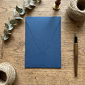 Kuvert | Blau | 14×20 cm | Hochwertig Spitz